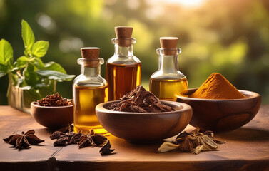 Gew&uuml;rze in Schalen