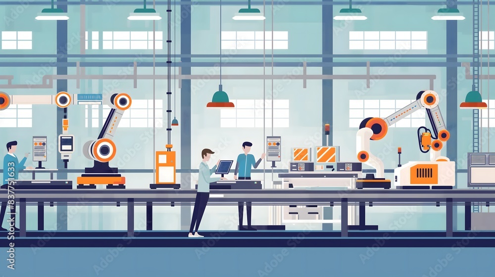 Poster 4. envision the workforce operating in harmony with automated systems, ensuring that every step of t