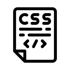 css file line icon