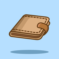 Wallet Cartoon Vector illustration. Vector Wallet. Wallet money coin vector illustration
and icon for print and digital design