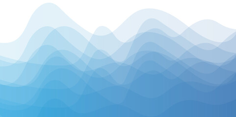 Abstract blue wave background. creative sea Concept. Light elegant dynamic abstract background. Abstract minimal nature landscape illustration texture
