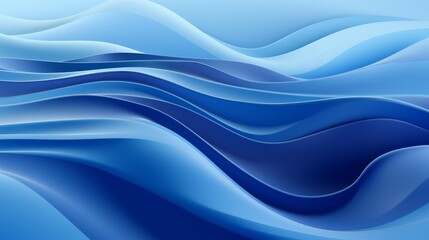 Fototapeta premium Currents in Color Abstract Ocean Waves