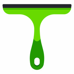 Window squeegee vector cartoon illustration isolated on a white background.