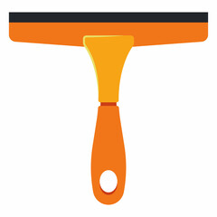 Shower squeegee vector cartoon illustration isolated on a white background