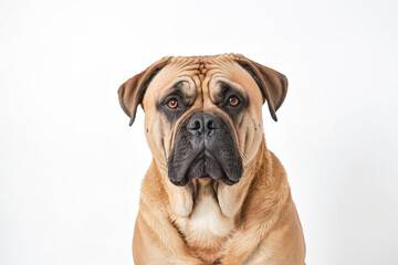 Obraz premium Close-up Portrait of a Bullmastiff Dog