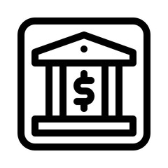 bank line icon