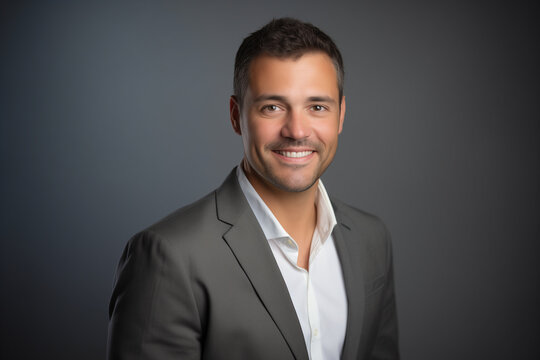 professional headshot of a man wearing casual office attire