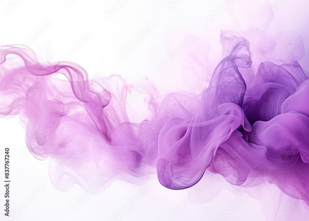 Sticker Ethereal Purple Smoke Waves