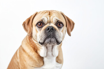 Fototapeta premium Close Up Portrait of a Puggle Dog