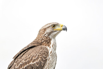 Close-up of a Steppe Eagle's Head and Feathers