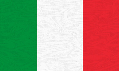 watercolor paper texture Italy flag 