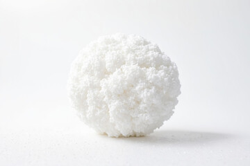 White Ball on White Background