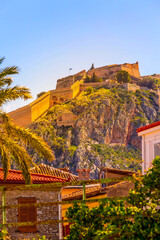 Palamidi castle on the hill, Nafplion, Greece