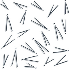 The texture consists of sharp corners looking in different directions with dots on the peaks.