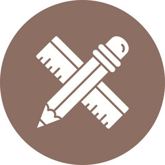 Ruler And Pencil Icon