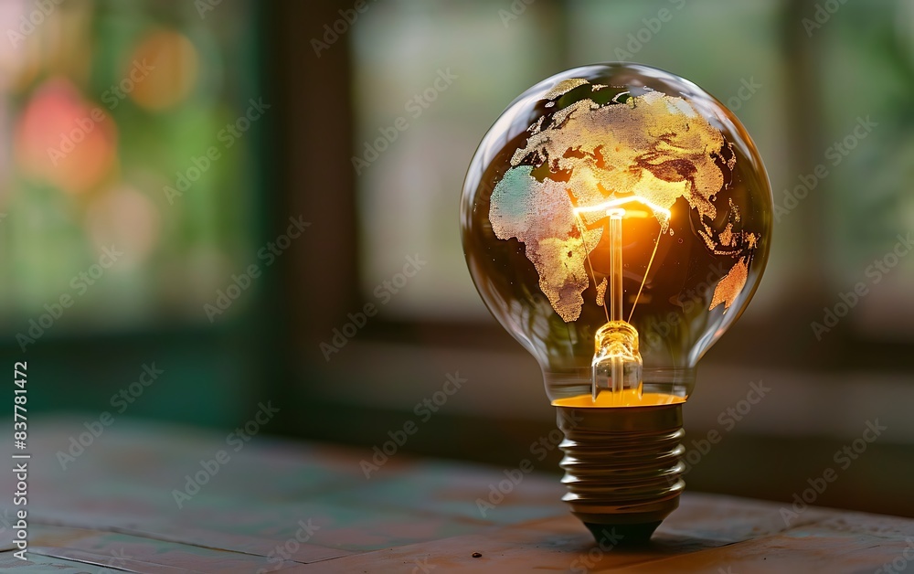Poster the idea for solid-state memory technology is a light bulb tech image.