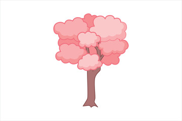 Spring Trip Flat Sticker Design