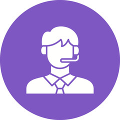 Customer Service Agent Icon