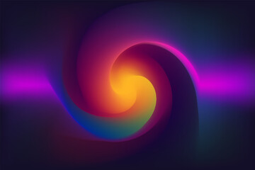 abstract background with colorful swirls, a purple and orange spiral is shown with a purple and orange swirl, abstract background with glowing lines