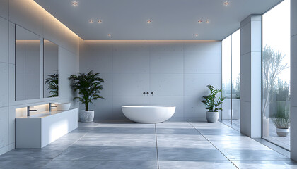 Fototapeta premium interior of a bathroom