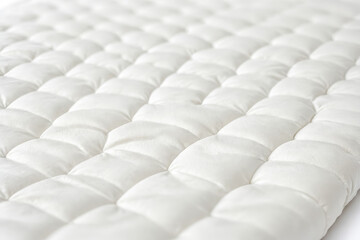 Obraz premium White quilted fabric texture