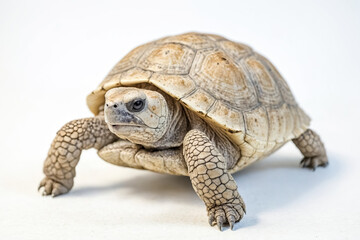 Obraz premium Close Up of a Galapagos Tortoise Walking