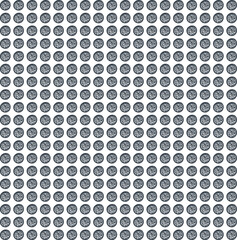 Texture in the form of even rows with shaded circles.