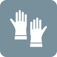 Obraz premium Cleaning Gloves Icon