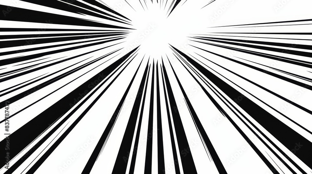 Poster the modern background contains straight speed lines. the black and white stripes gradient has an abs