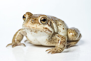 Fototapeta premium Closeup of a toad on a white background