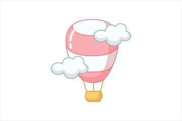 Spring Trip Flat Sticker Design