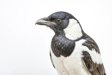 Close-up of a Black-backed Magpie