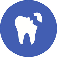 Broken Tooth Icon