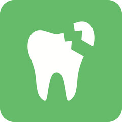 Broken Tooth Icon