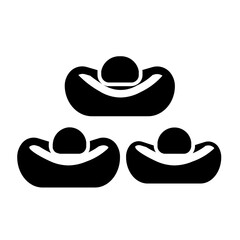 ancient Chinese currency glyph icon style