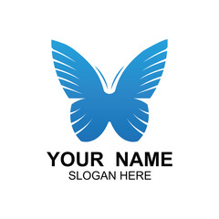 Fototapeta premium Butterfly Logo, Animal Design With Beautiful Wings, Decorative Animals, Product Brands