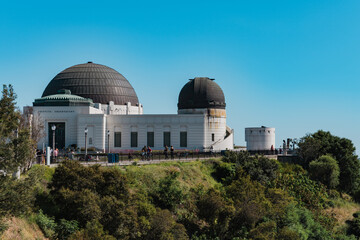 Griffith Observatory is an observatory in Los Angeles, California, on the south-facing slope of Mount Hollywood in Griffith Park. 