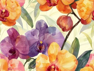 Tropical Orchid Harmony