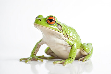 Fototapeta premium Green Tree Frog with Red Eyes