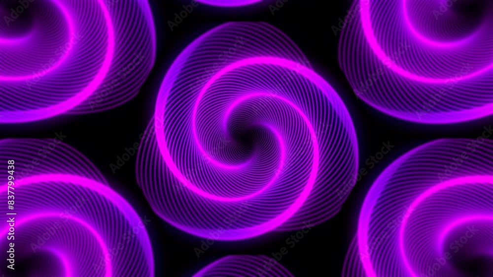 Wall mural pattern animation background loop, footage abstract element for motion graphic, on background seamle