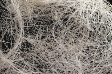 randomly wound synthetic threads for handmade products