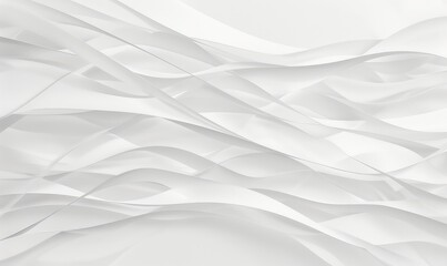 Obraz premium Elegant White Waves on Abstract Background