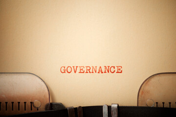 Governance concept view