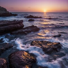 Obraz premium Tranquil Twilight Seascape 3