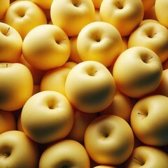 Bright and Fresh: Yellow Apple