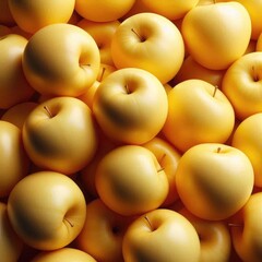 Bright and Fresh: Yellow Apple