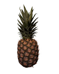 Fototapeta premium pineapple isolated on white
