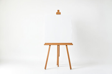 Blank Canvas on Easel
