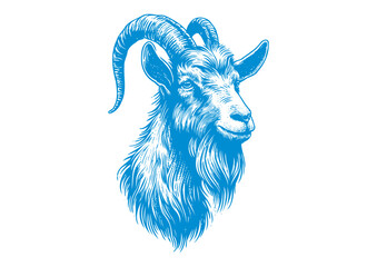 goat vector, transparent background.
