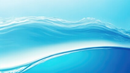 Naklejka premium Soft and liquid Blue waves background